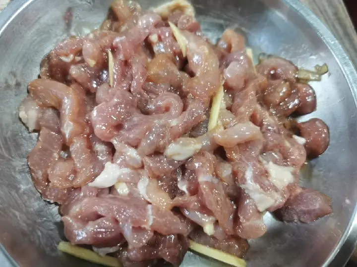 家常炒豆皮 第 1 步