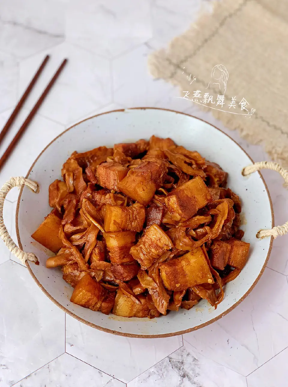 笋干红烧肉成品图