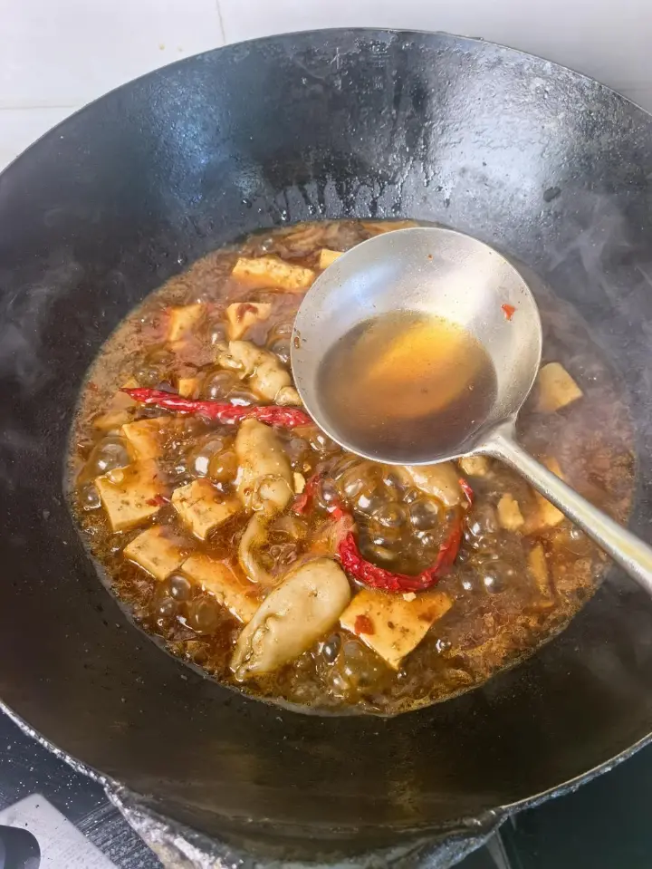 鱼籽鱼泡烧豆腐 第 14 步