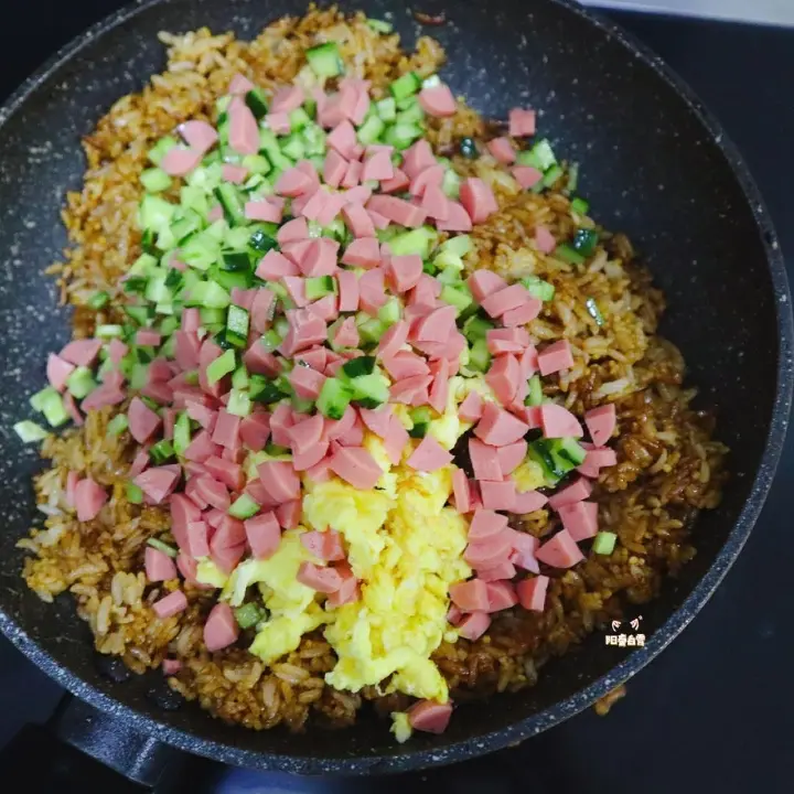 酱油炒饭 第 5 步
