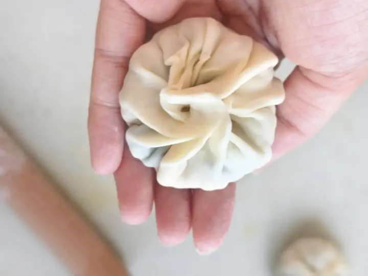 虾滑包菜水晶包 第 13 步