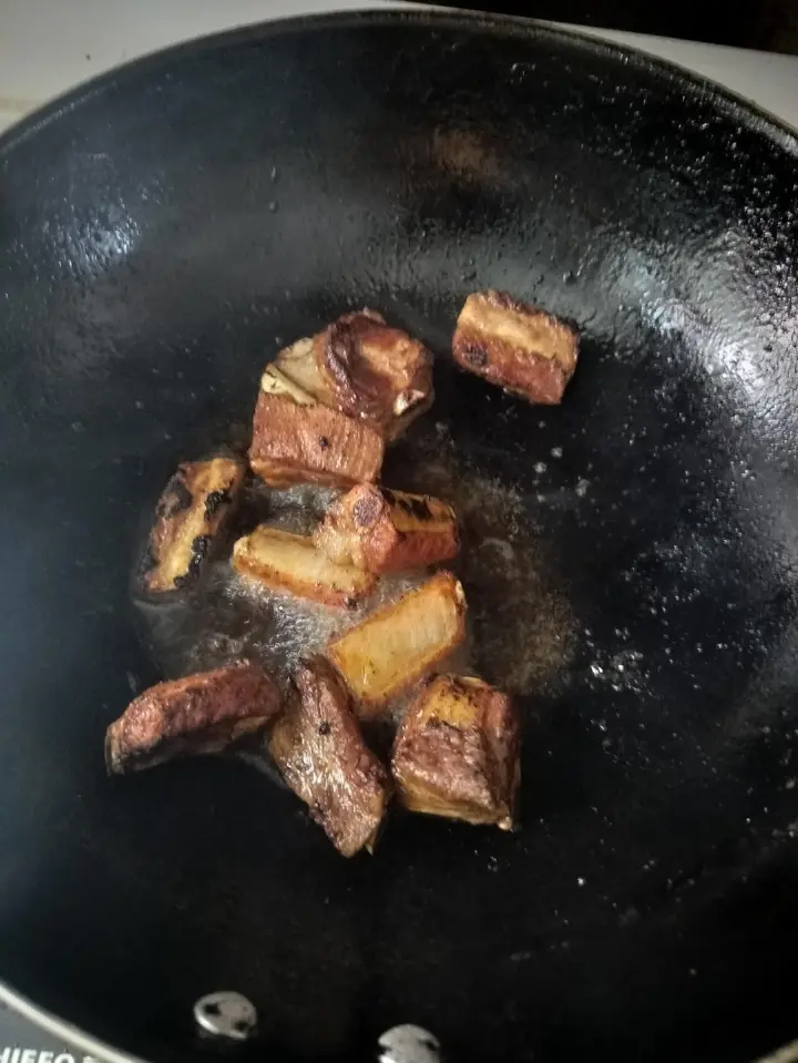 豆角炖排骨 第 2 步
