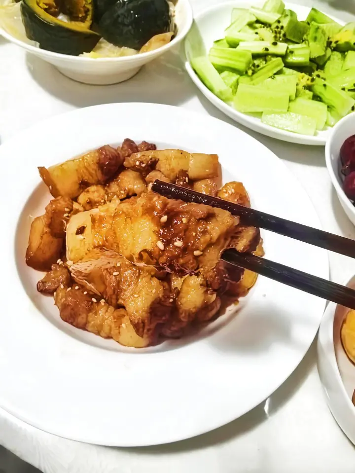独蒜红烧肉 第 10 步