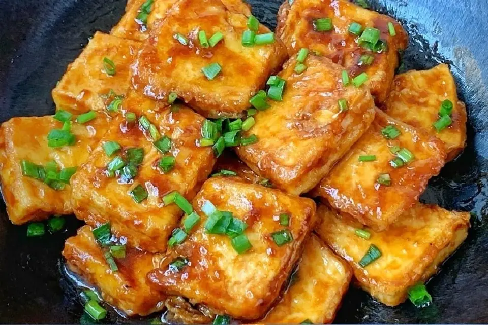 脆皮豆腐成品图