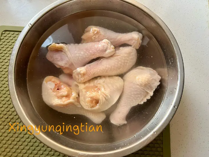 麻椒蒸鸡腿 第 1 步