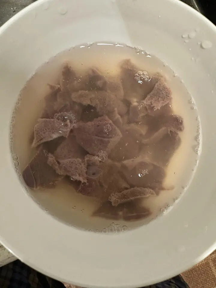 家常嫩滑猪肝汤 第 3 步