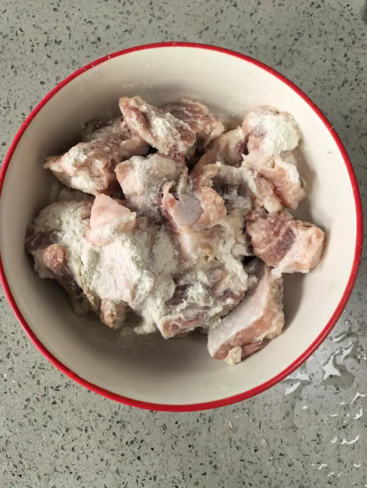 微波炉干蒸排骨 第 1 步