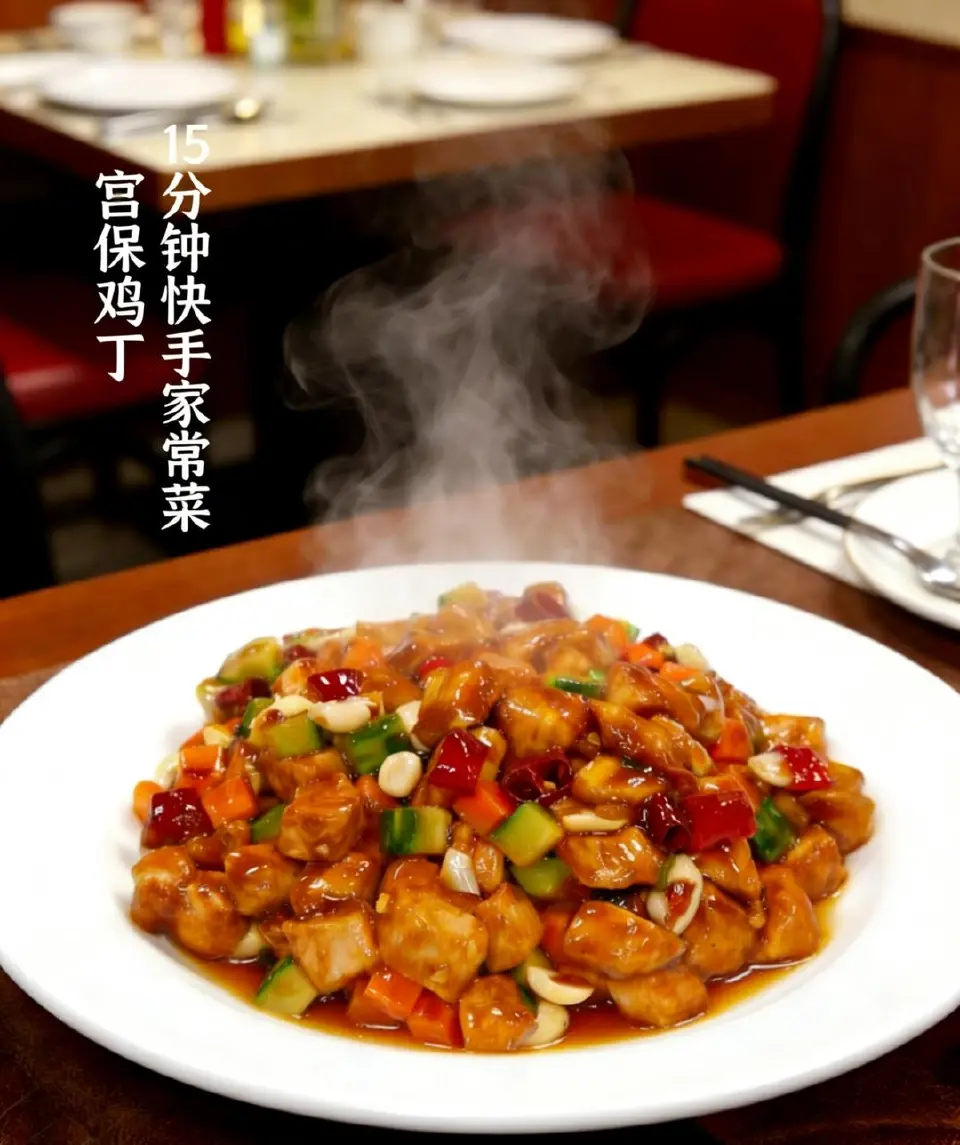 宫保鸡丁成品图