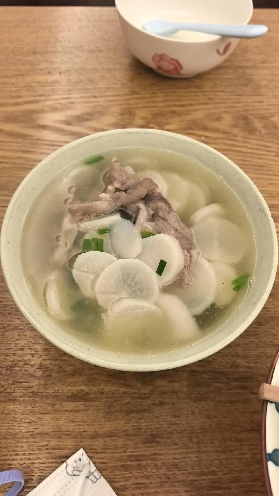 萝卜羊肉片汤成品图