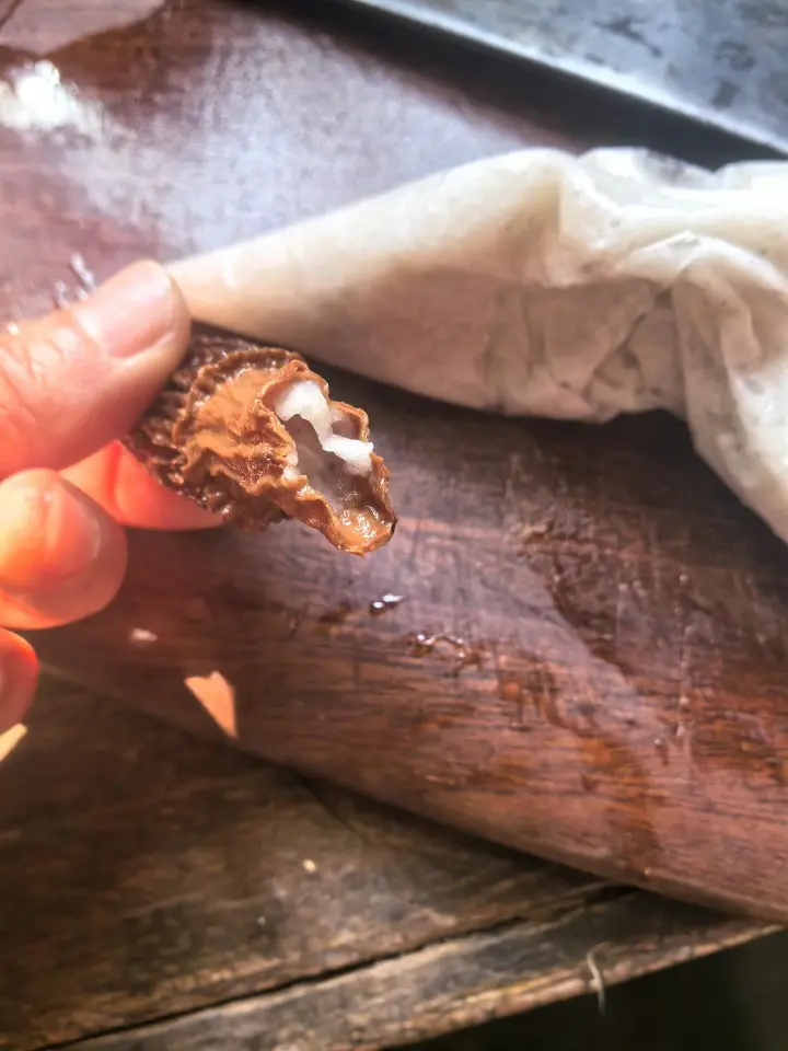 羊肚菌虾滑酿肉 第 3 步