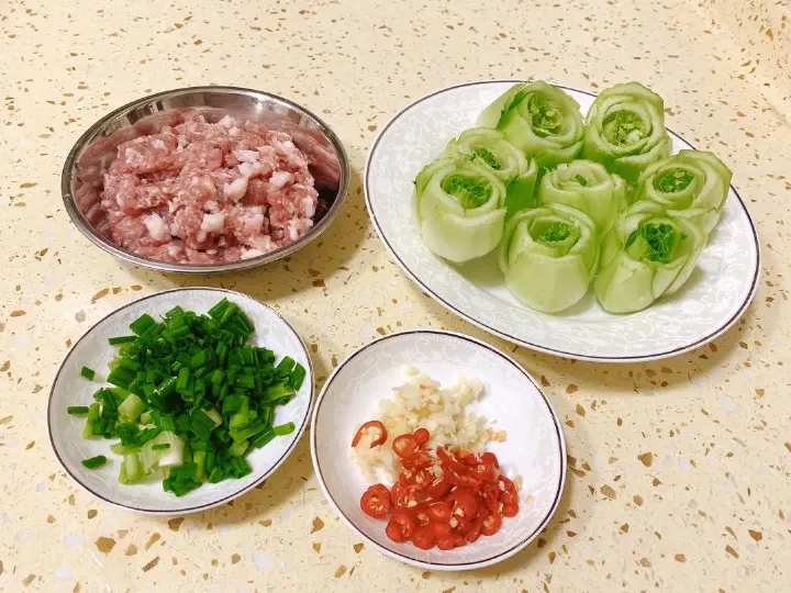 肉末上海青 第 2 步