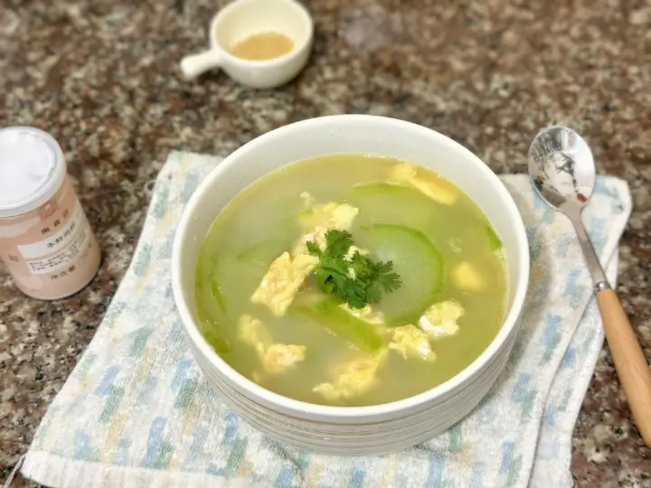 节瓜鸡蛋汤 第 6 步