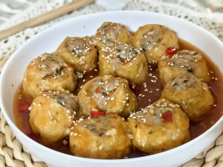 酸甜辣酿豆腐泡 第 10 步