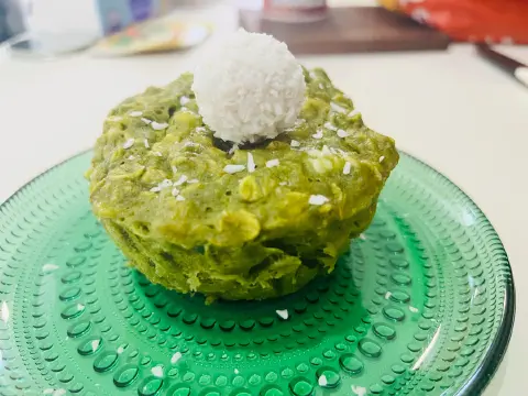 微波炉燕麦香蕉蛋糕