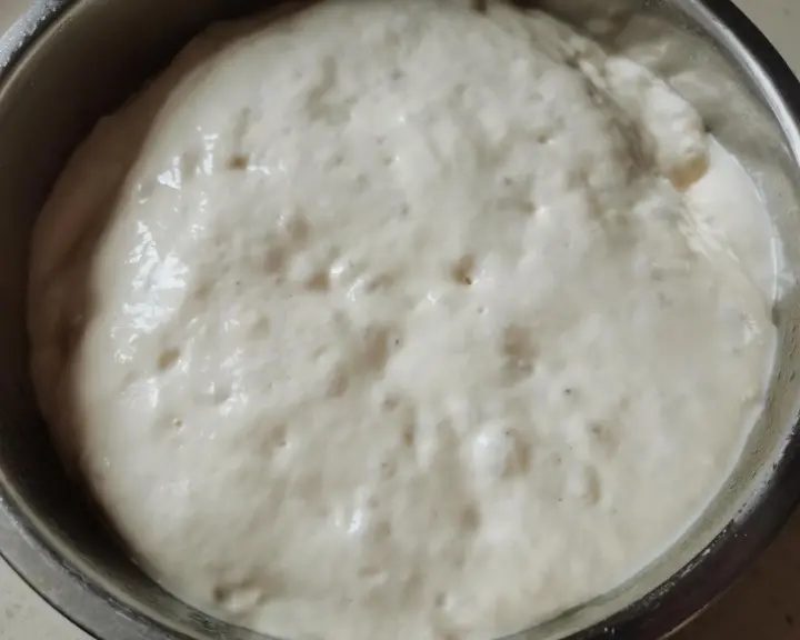 免揉葱花发面饼 第 2 步