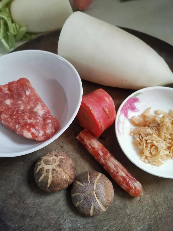 客家蒸萝卜圆子 第 1 步
