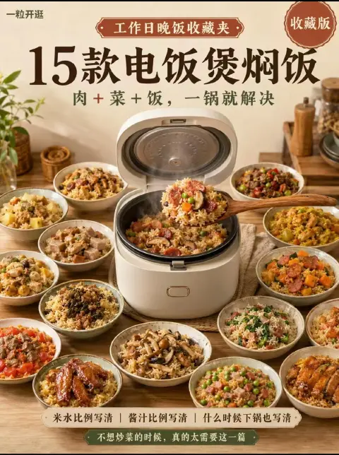 电饭锅焖饭合集