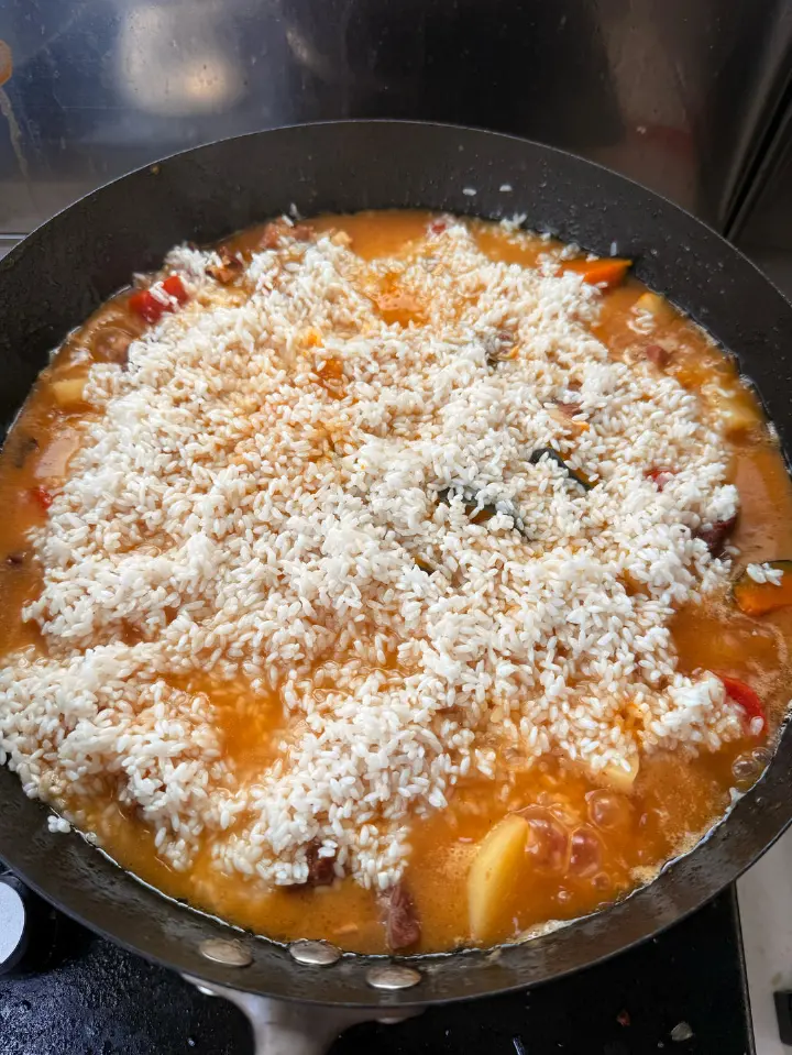 牛肉蔬菜烩饭 第 3 步