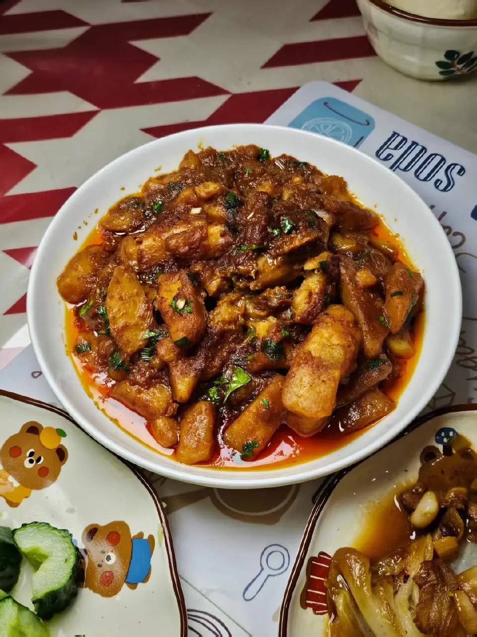 快手土豆酱成品图