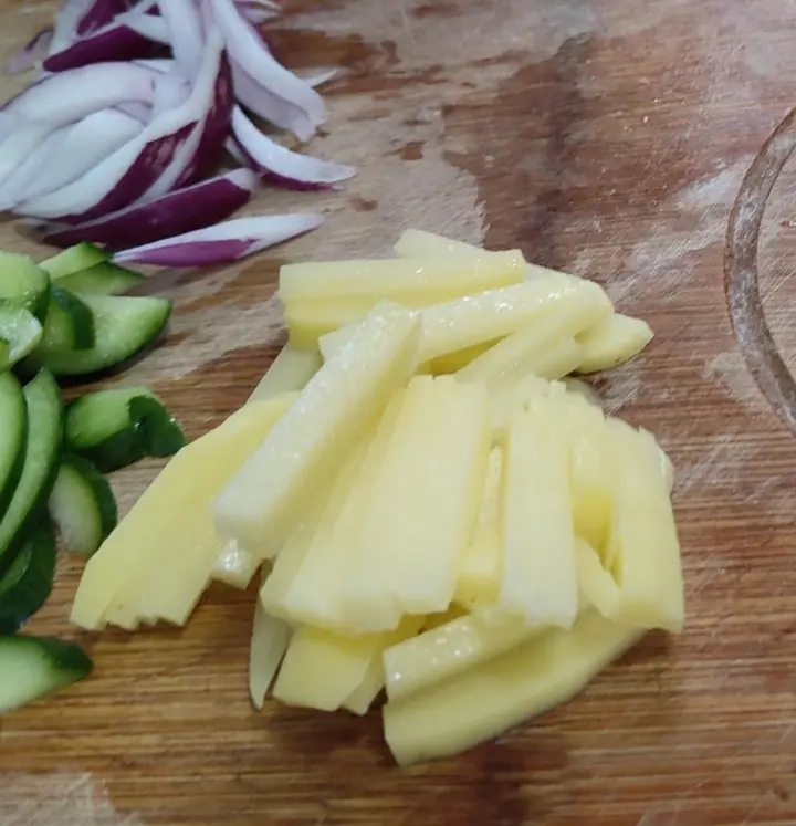 家常时蔬炒肉 第 5 步