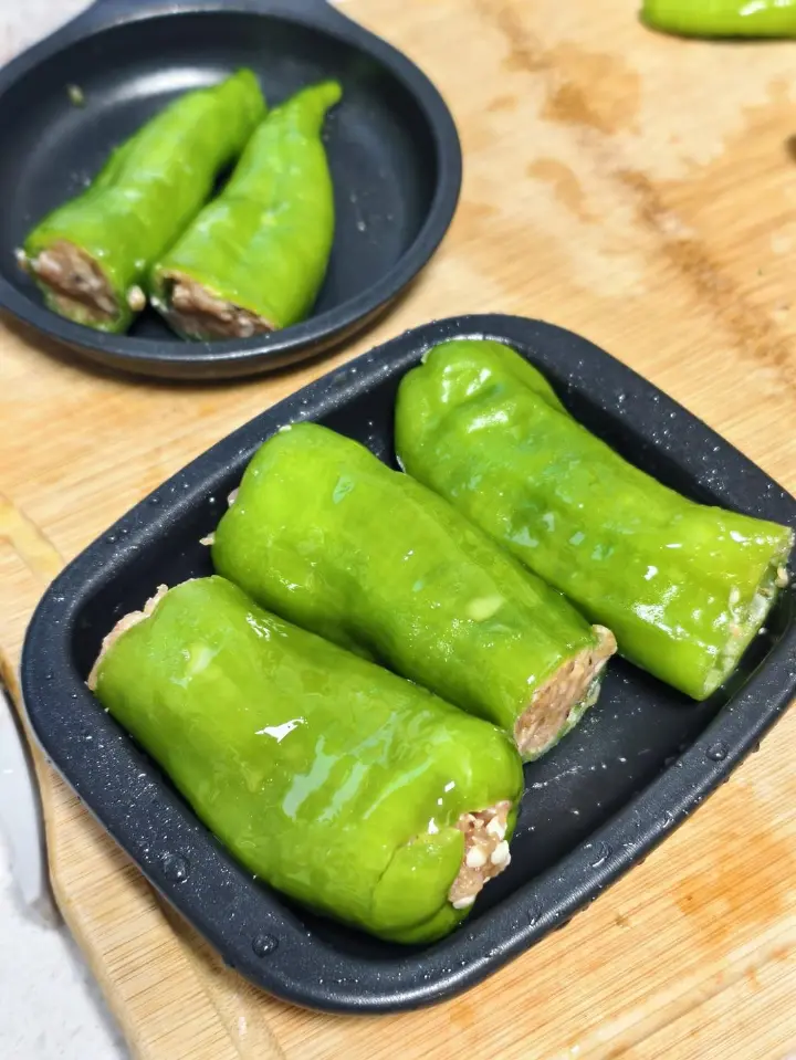 青椒酿肉 第 3 步