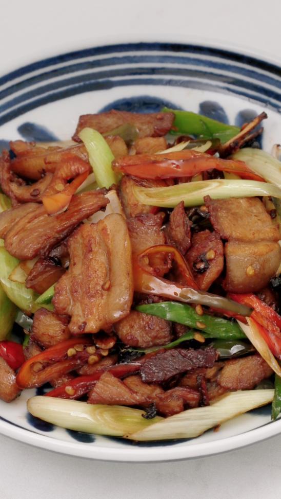 家常小炒肉成品图