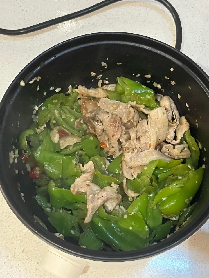 青椒炒肉 第 8 步