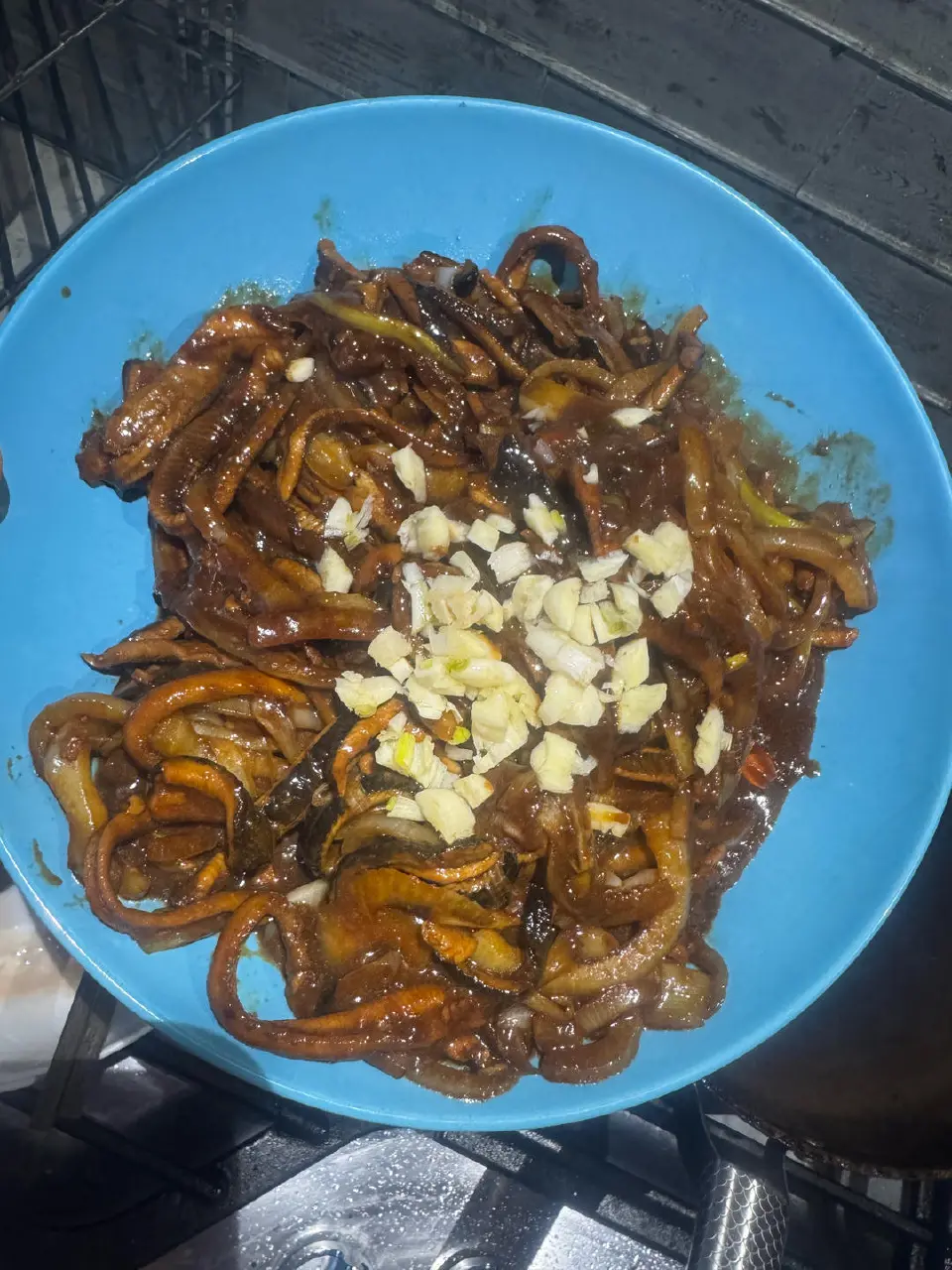响油鳝糊成品图