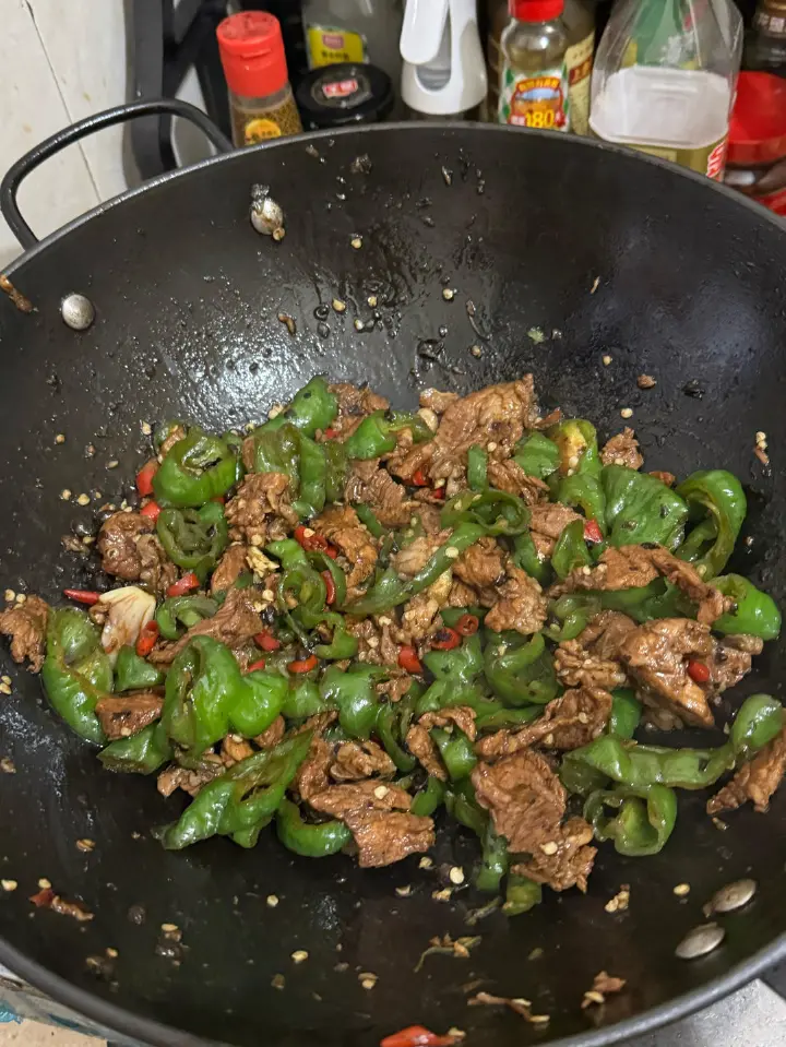 辣椒炒肉 第 6 步