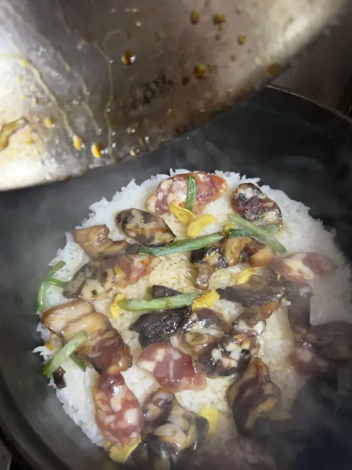 快手腊味煲仔饭 第 3 步