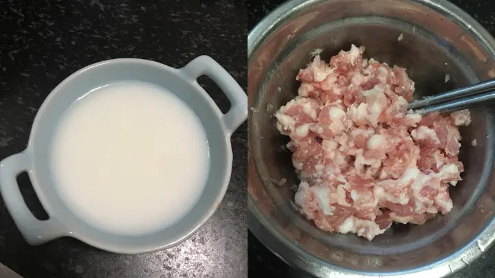 肉末花菜烧豆腐 第 4 步