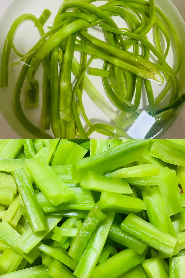 凉拌贡菜 第 1 步