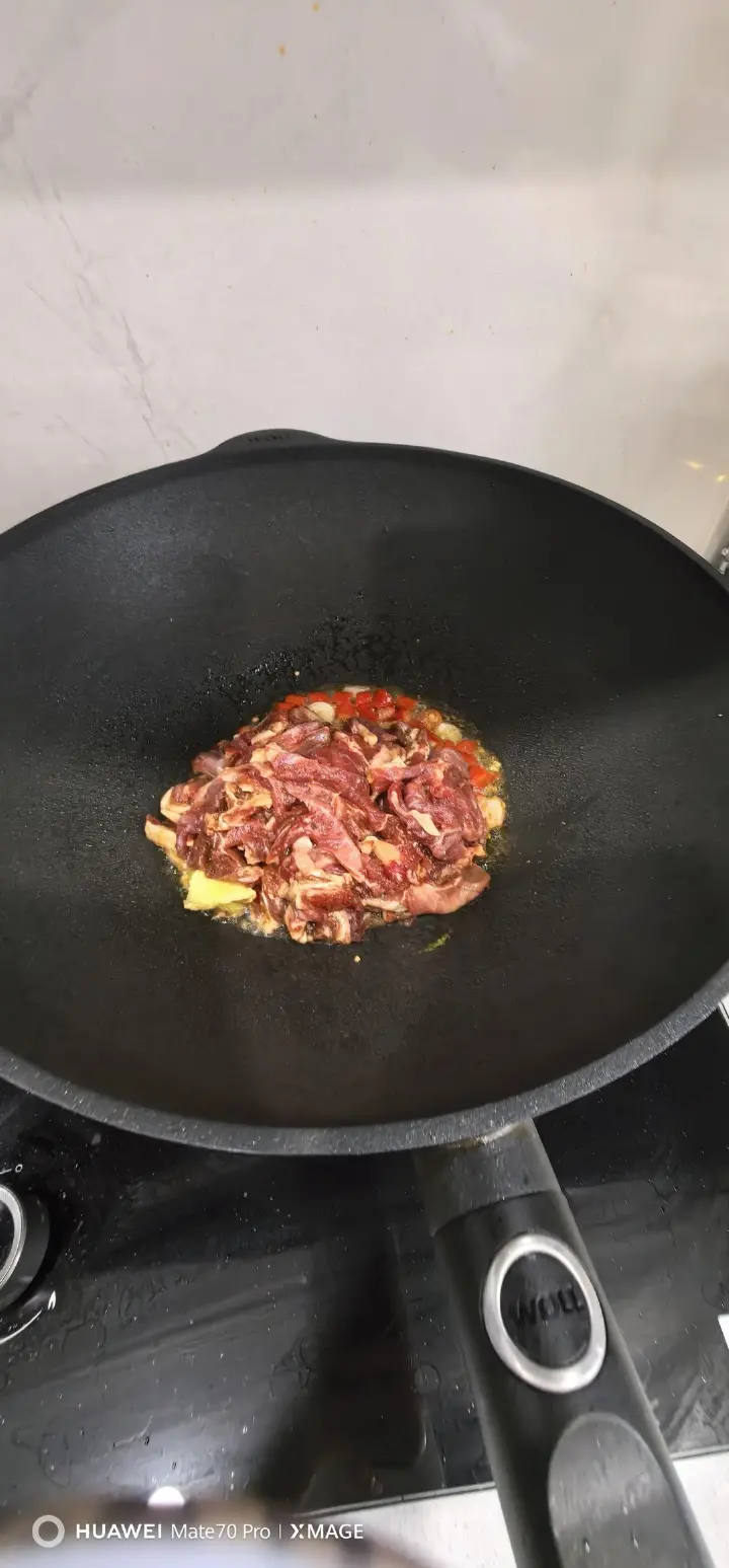 香菜炒牛肉 第 7 步