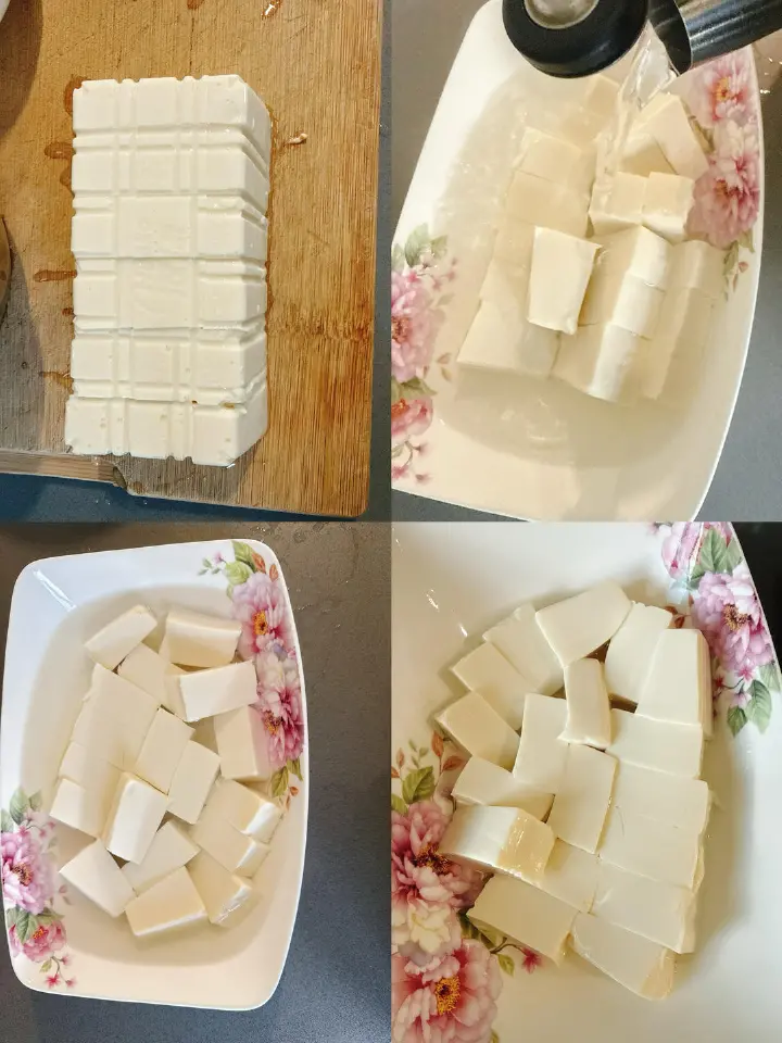 裙带菜豆腐蛋花汤 第 2 步
