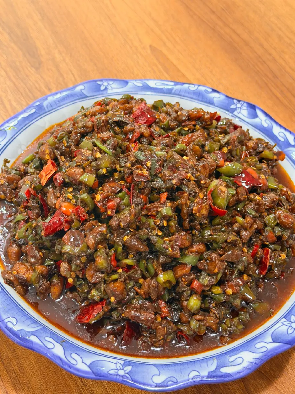 烧椒鸡腿酱成品图