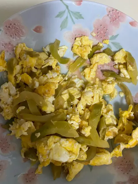 榨菜炒鸡蛋