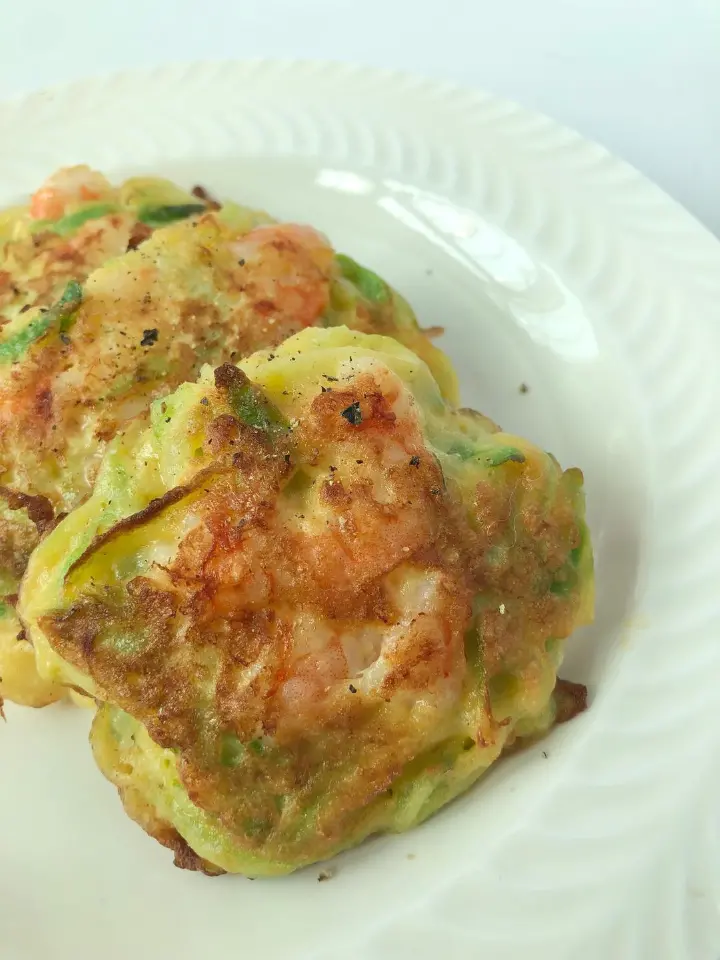 萝卜丝鲜虾煎饼 第 7 步