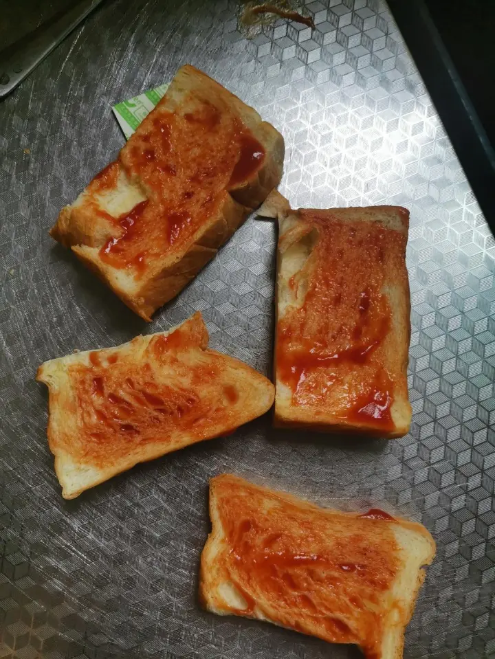 奶香煎吐司 第 4 步