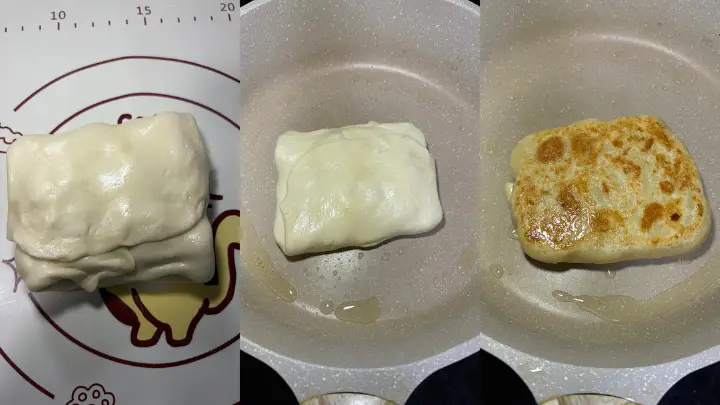 平底锅香蕉饼 第 5 步