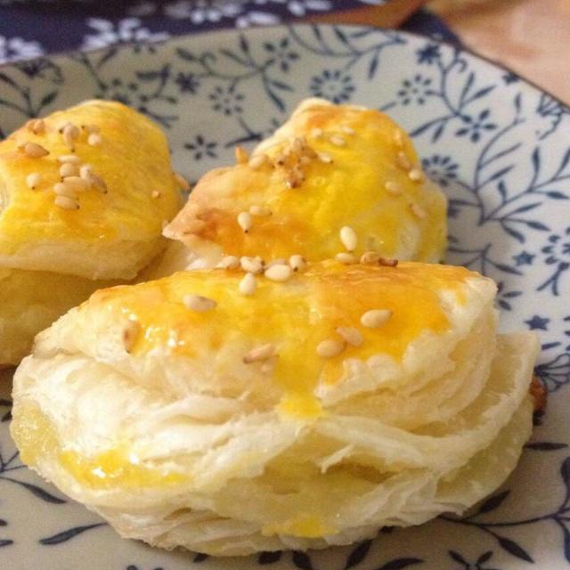 懒人榴莲酥成品图