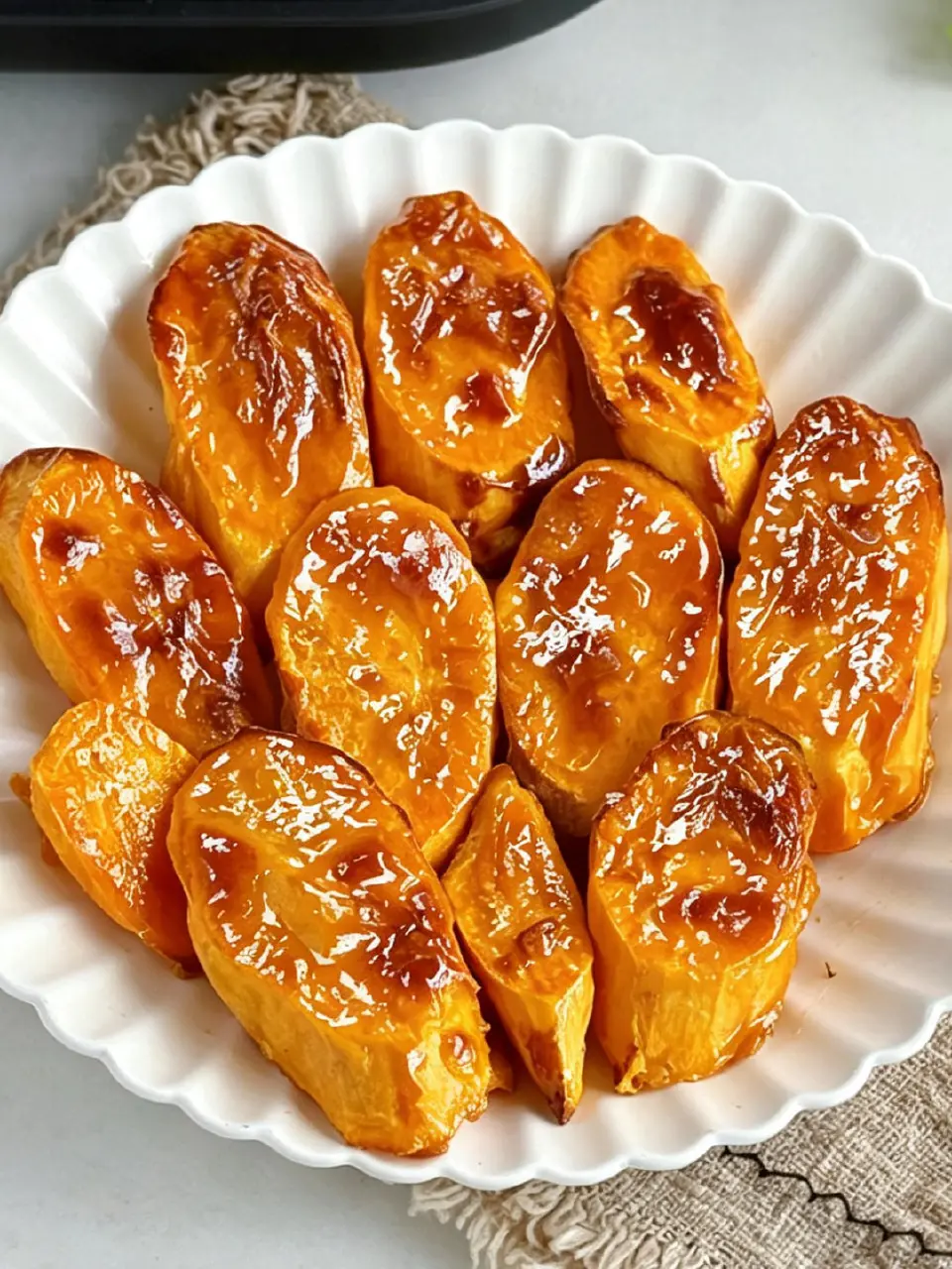 蜂蜜烤红薯成品图