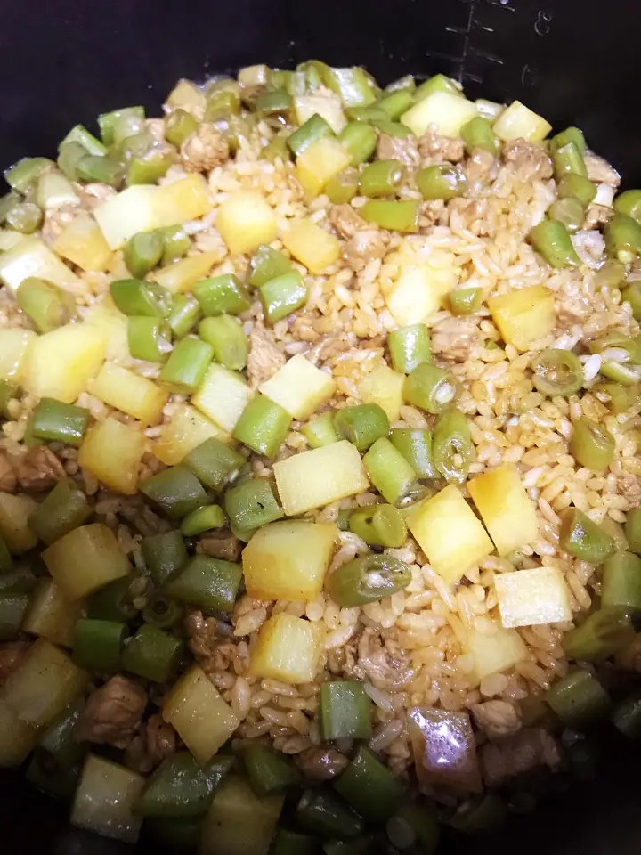 豆角土豆焖饭 第 9 步