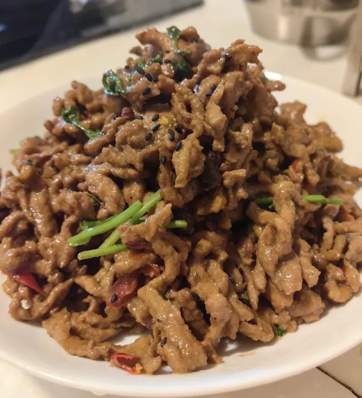 家常干煸肉丝 第 3 步
