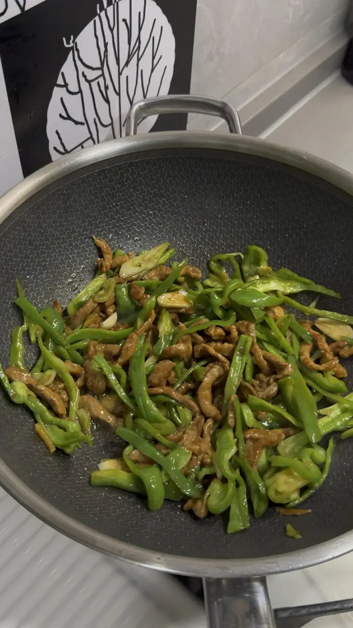 青椒肉丝 第 4 步