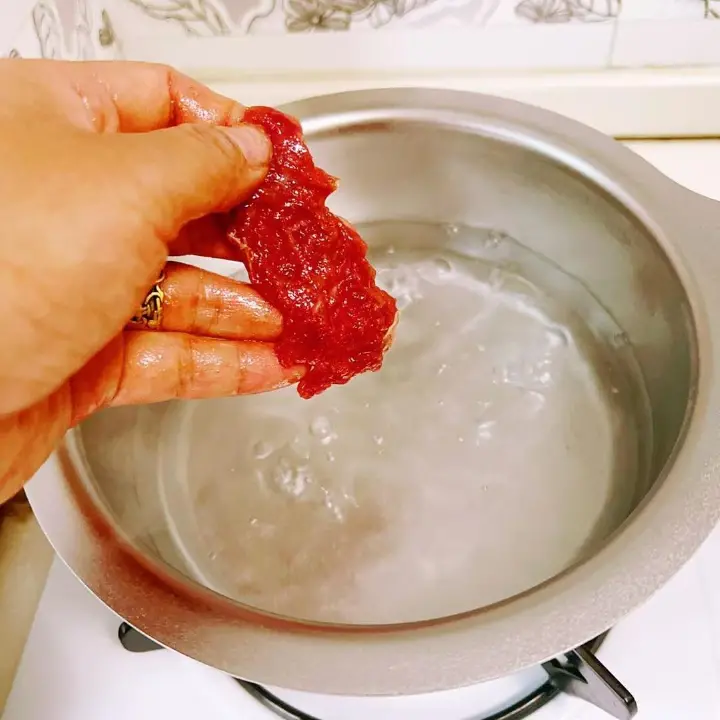 烧椒豆花牛肉 第 4 步