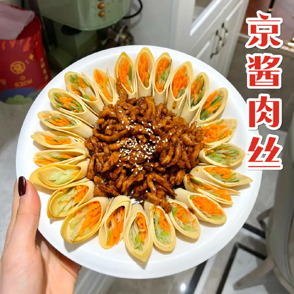 京酱肉丝成品图