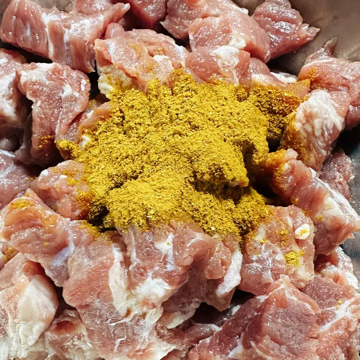 牛肉蔬菜烩饭 第 1 步