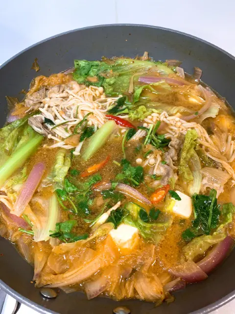 泡菜肥牛豆腐味噌汤