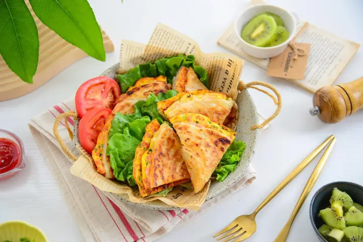 香葱火腿手抓饼 第 10 步