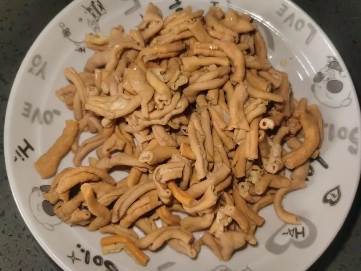 辣椒炒鸭肠 第 1 步